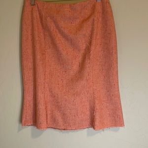 Bebe Flared Skirt With Raw Hem NWOT